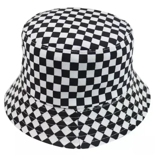 Checkerboard Bucket Hat